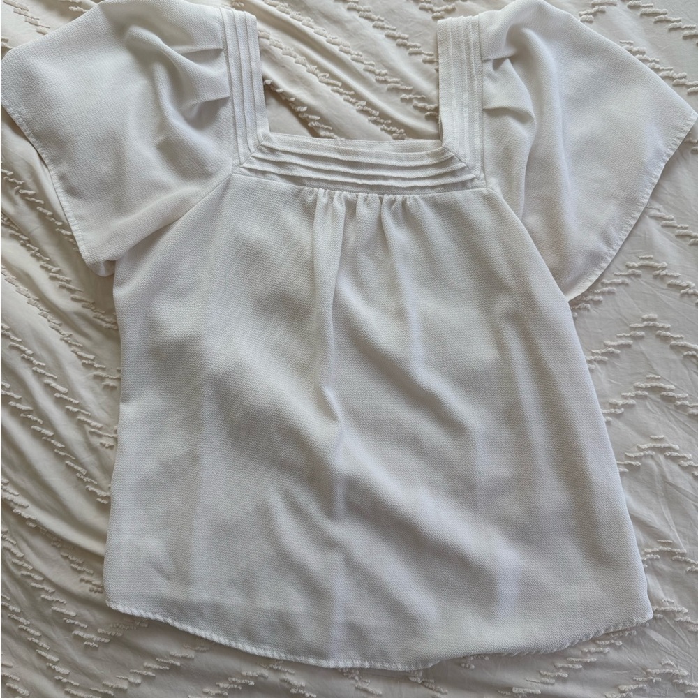 Elegant White Women's Top